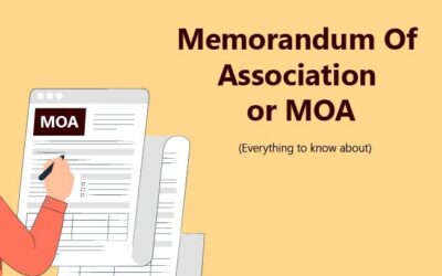 Importance of MoA in Company Formation